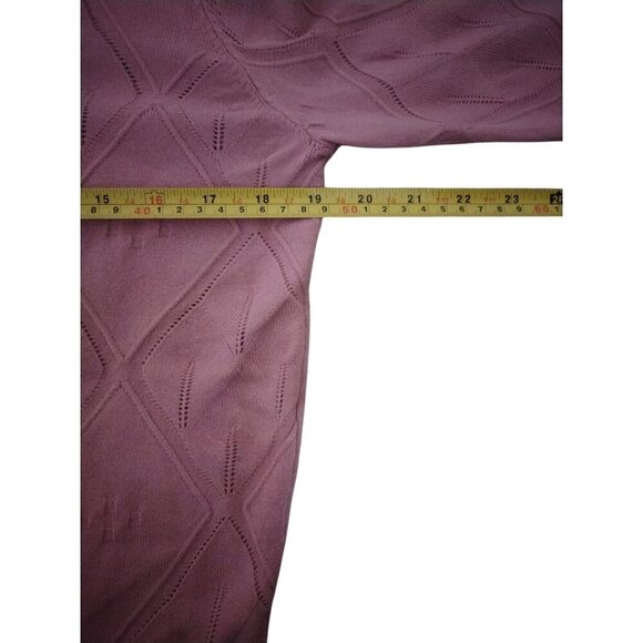 Carolyn Taylor women's XL pink sweater with pearl embellishments, NWT. - Picture 8 of 10